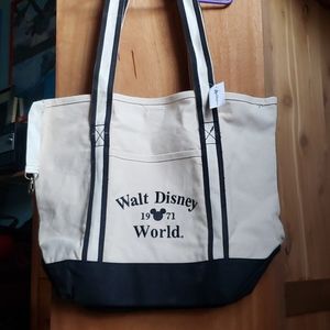 1971 Walt Disney Vintage canvas tote bag NWT